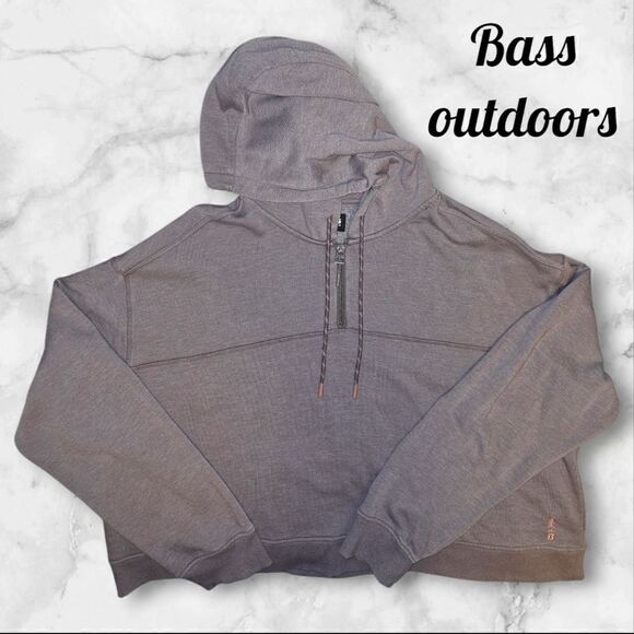 Bass Outdoor Crop Top Hoodie (HOD19) - Picture 3 of 8